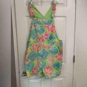 Lilly Pulitzer short overalls